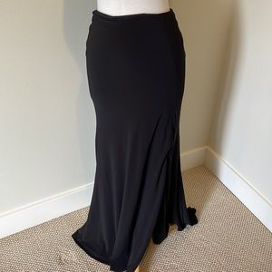 Black JVN by Jovani long skirt size 2